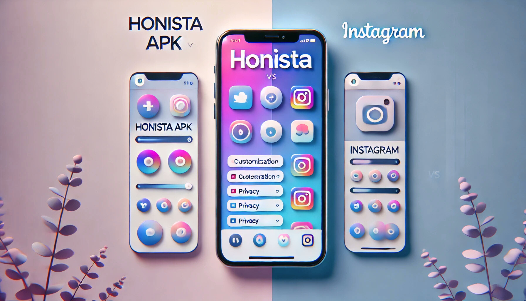 Honista APK VS Instagram